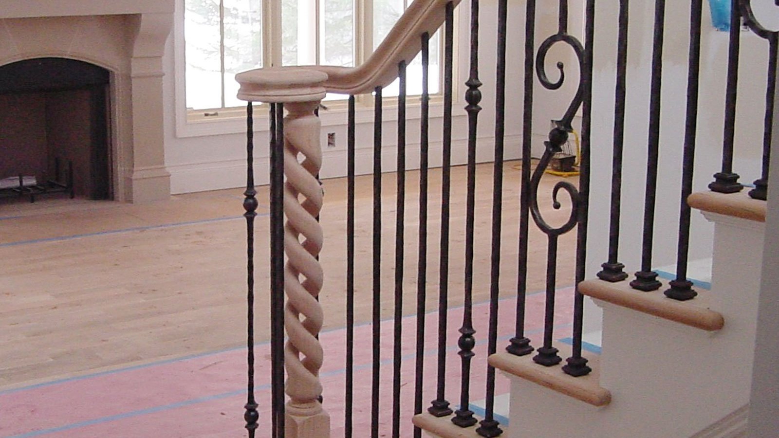 Railing and baluster samples